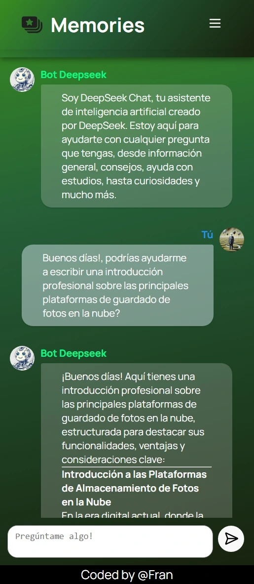 Chat App — DeepSeek